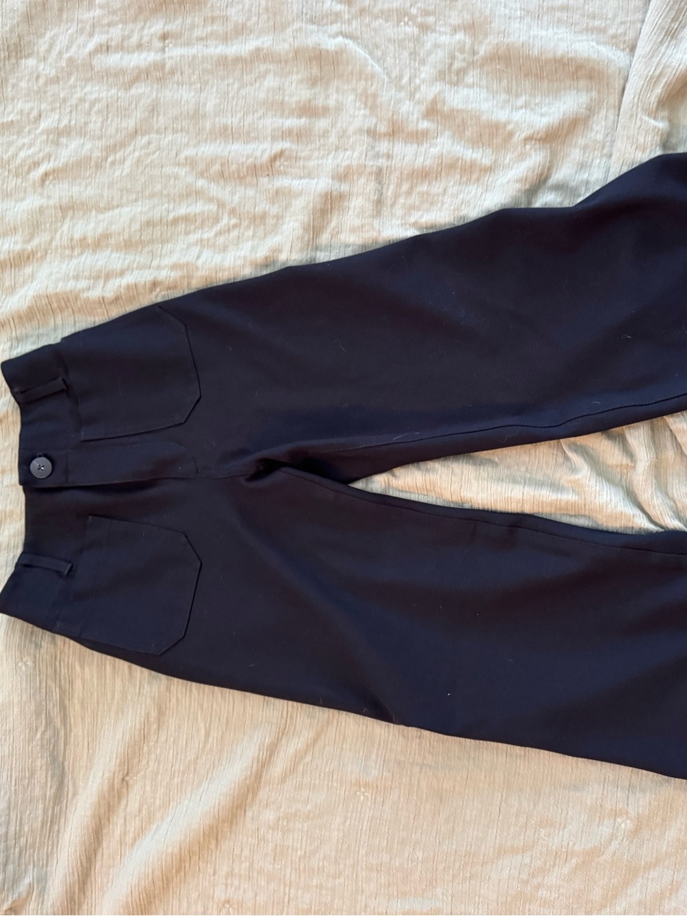 Anthropologie Maeve Collette heavy Knit black cropped 25